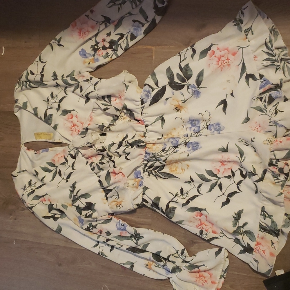 How. Very. Loved floral romper